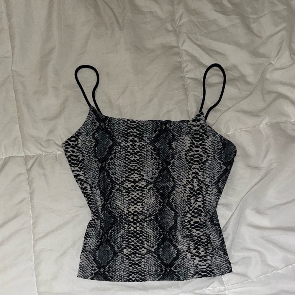 Snake Print Cami Top